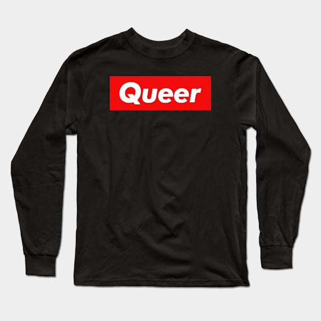 Queer Long Sleeve T-Shirt by monkeyflip